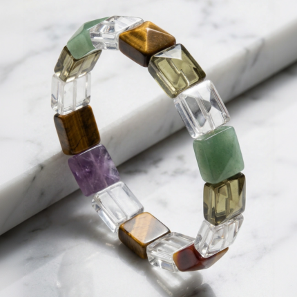 Pyramid 7 Chakra Bracelet