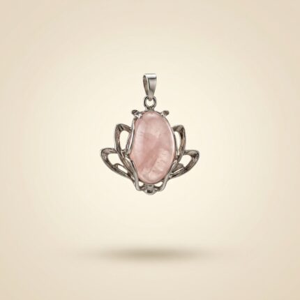 Rose Quartz Oval Pendant