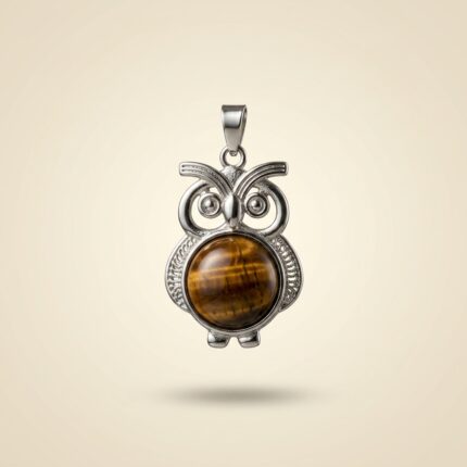 Tiger Eye Round Pendant
