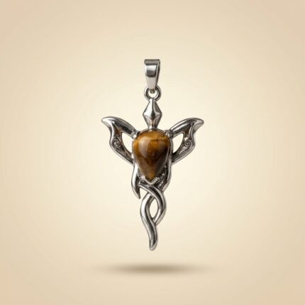 Tiger Eye Fairy Pendant