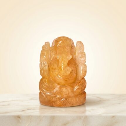 Ganesh Idol Carnelian Crystal