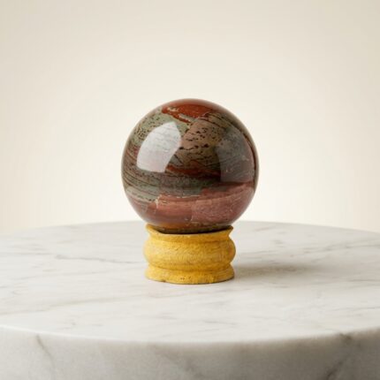Bloodstone Crystal Sphere