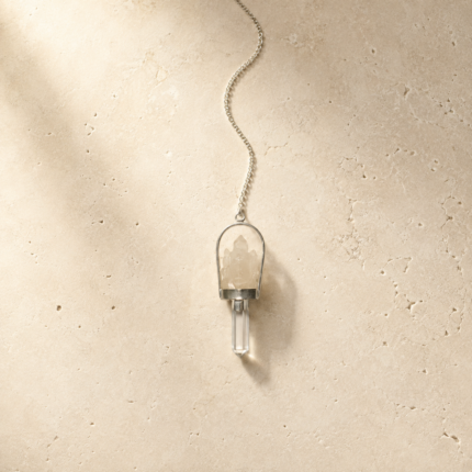 Clear Quartz Crystal Angle Pendulum
