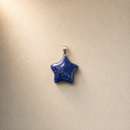 Natural Lapis Lazuli Star Pendant