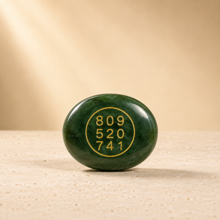 Green Jade Zibu Coin