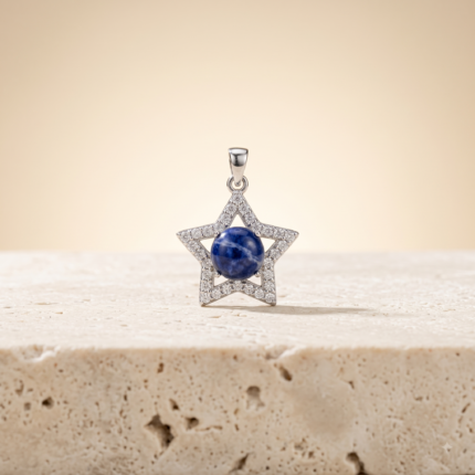 Crystu Lapis Lazuli Star Pendant